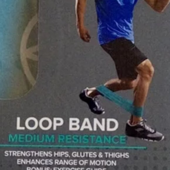 New GAIAM Restore Medium Resistance Loop Band With Bonus Exercise Guide - Picture 5 of 8